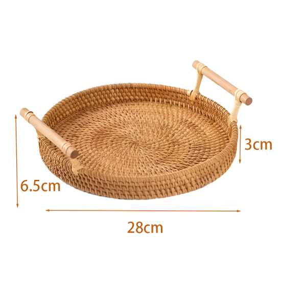 Straw Tray Set 3 Pcs